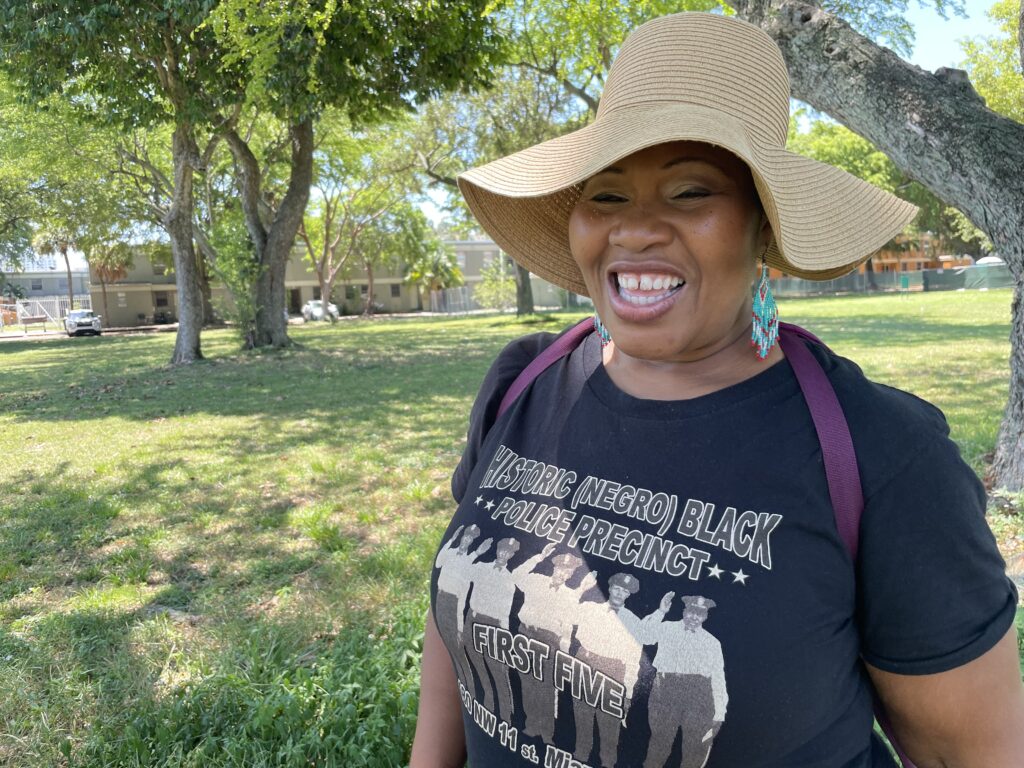 Nicole Crooks of Catalyst Miami believes any solutions must begin with Overtown residents. “We cannot leave out the legacy and the history because that is the resilience,” she said. Credit: Amy Green/Inside Climate News.